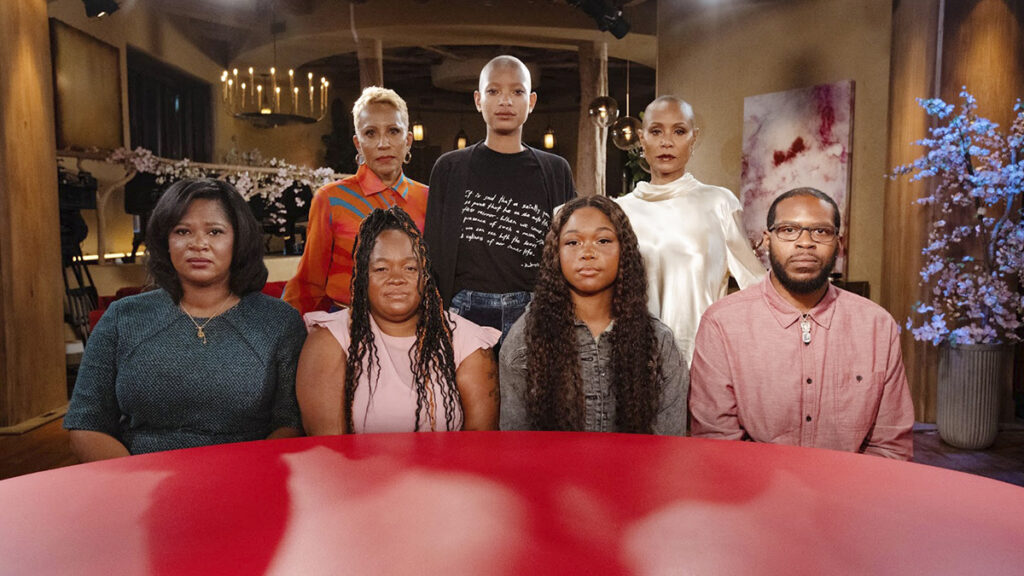 Red Table Talk, Jada Pickett, Willow Smith, Adrienne Banfield-Norris, Brionna Taylor Family