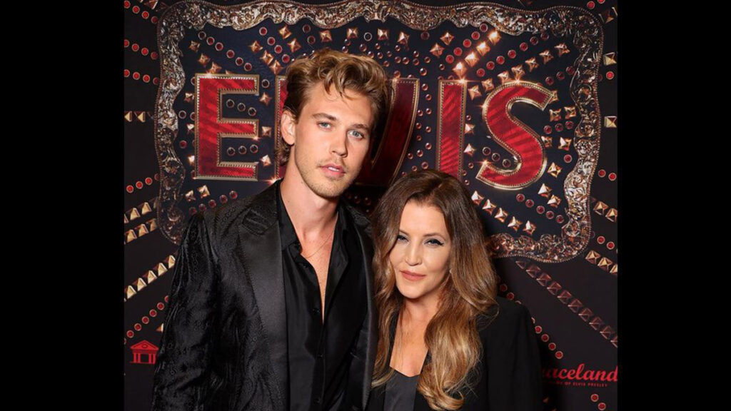 Austin Butler and Lisa Marie Presley